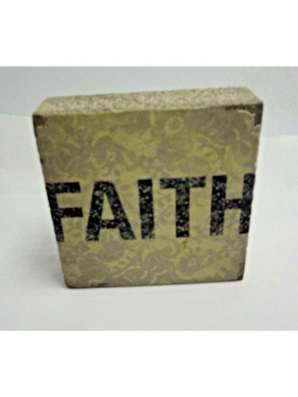 Cedar Mountain Studios Art Block FAITH Wall